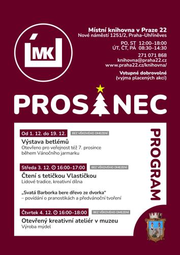 Program na prosinec Program na prosinec