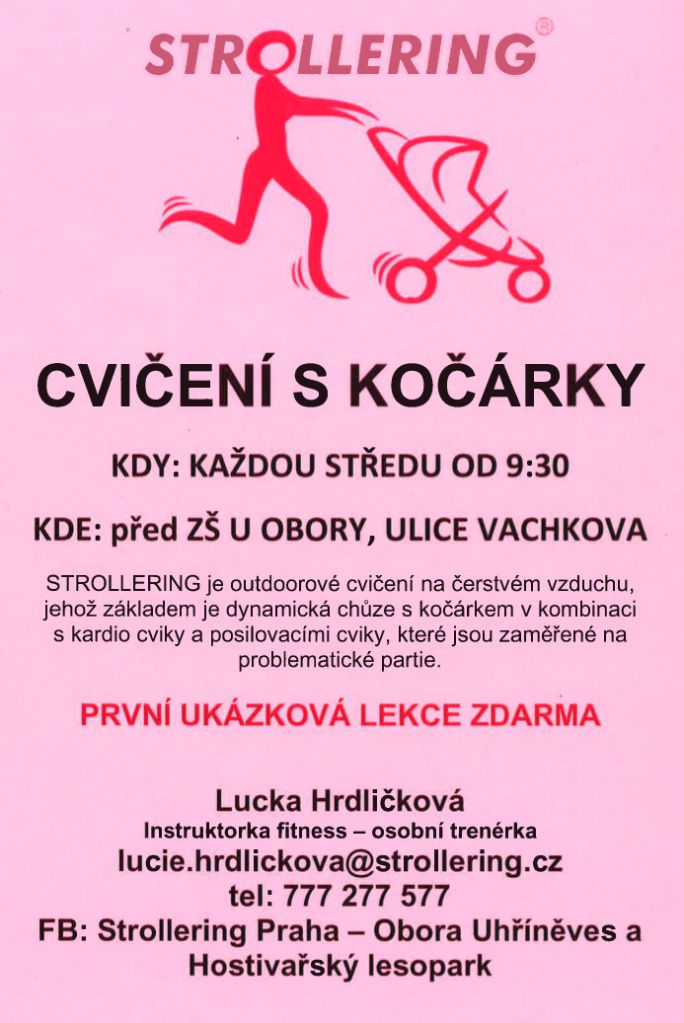 leták Strollering