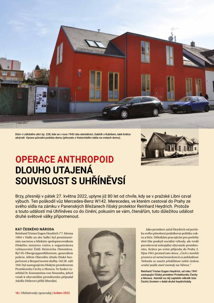 článek z Uhříněveského zpravodaje 05/2022