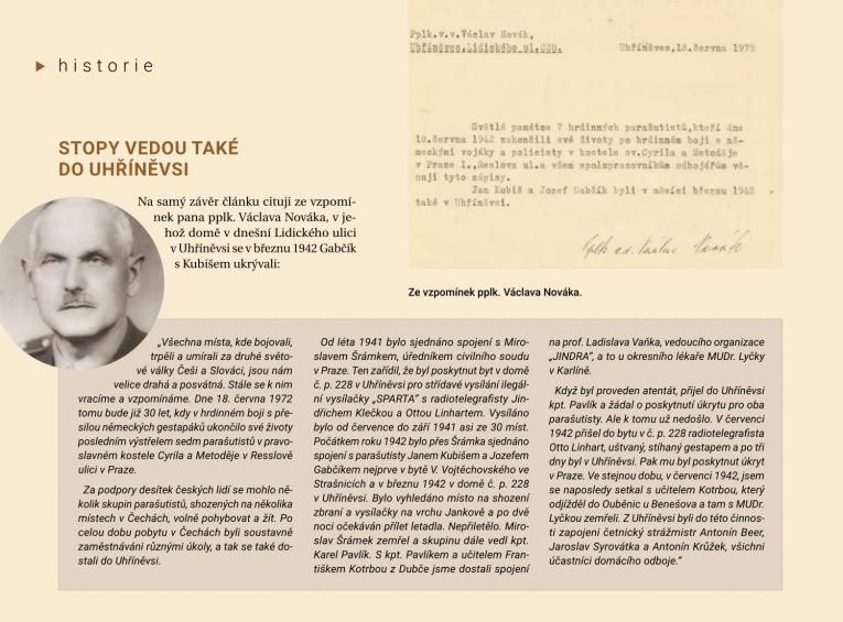 článek z Uhříněveského zpravodaje 05/2022