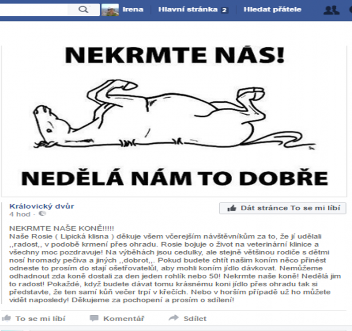 Příspěvek z Facebooku 2