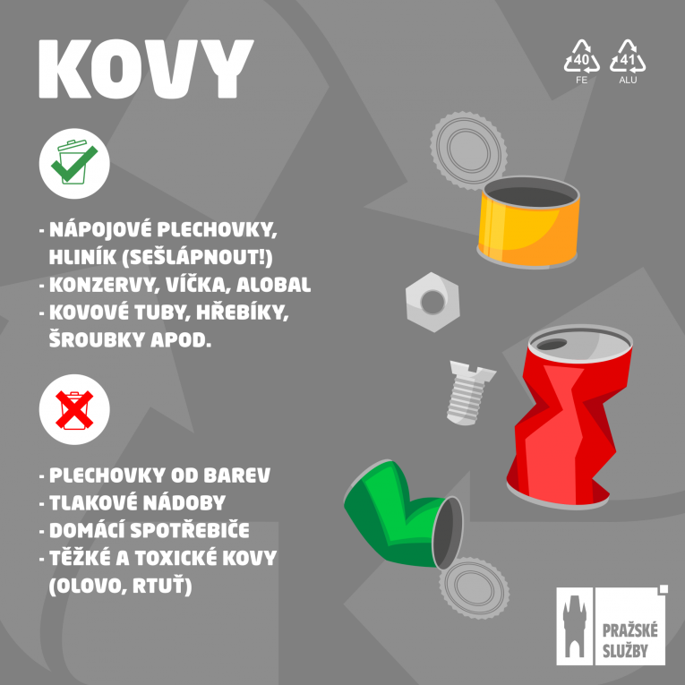 sběr kovového odpadu