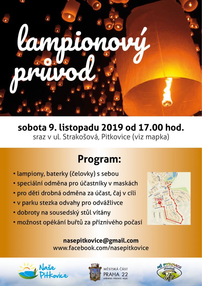 Lampionový průvod Pitkovice