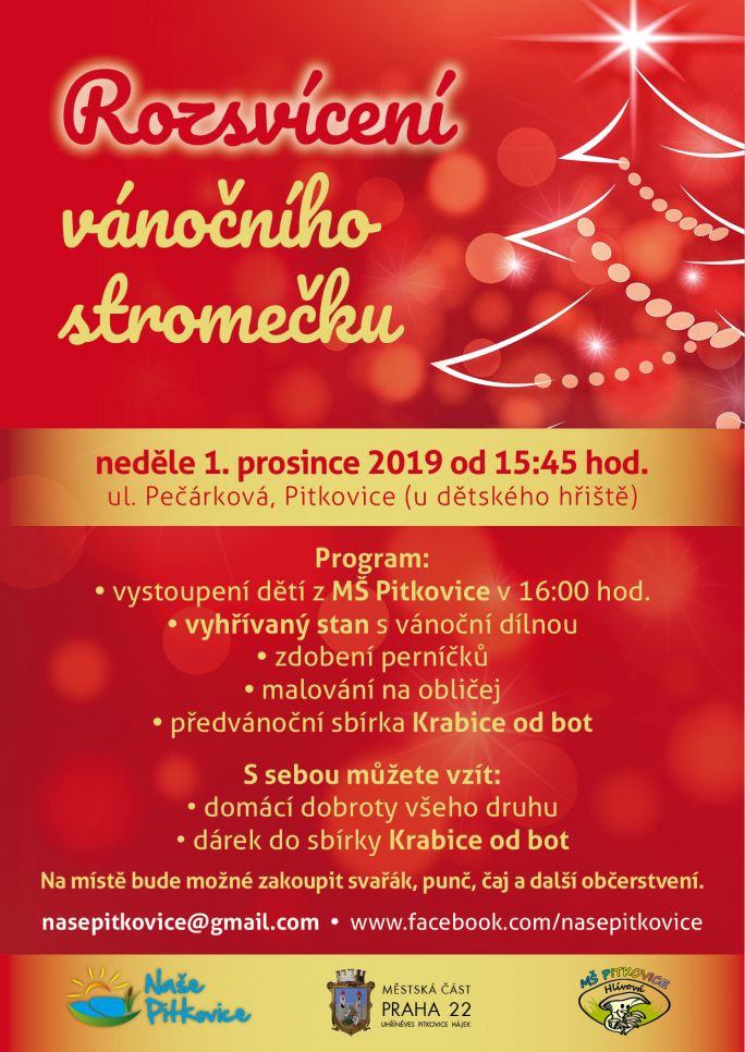 Rozsvícení vánočního stromečku