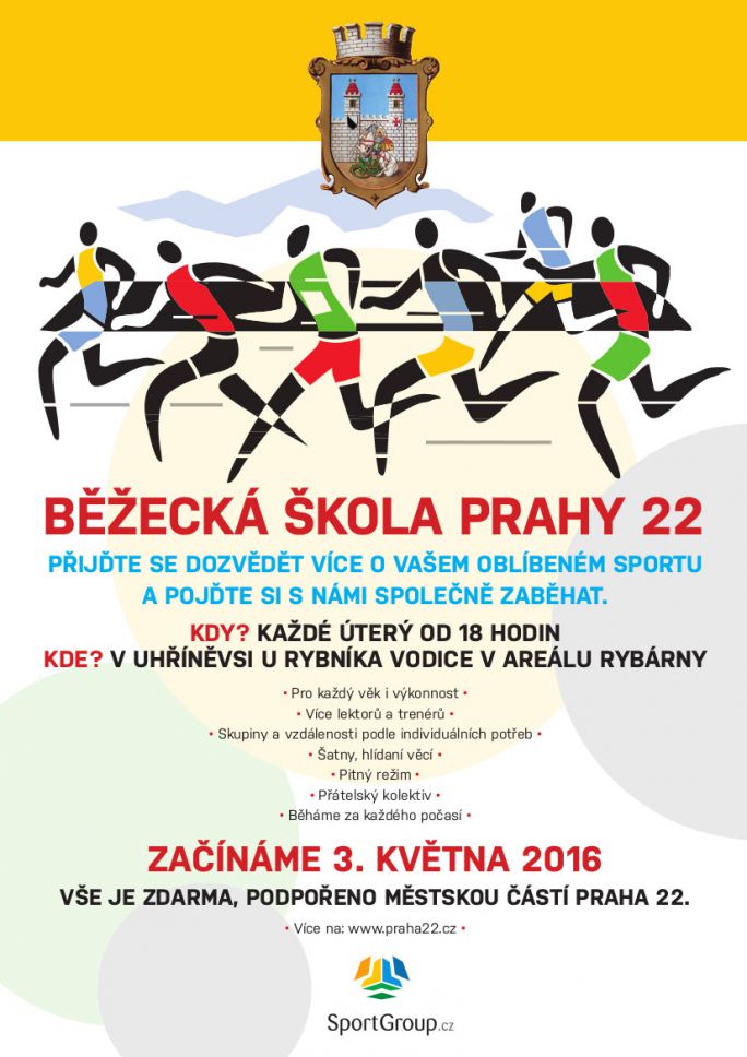 leták běžecké školy