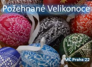 Požehnané Velikonoce přeje MČ Praha 22