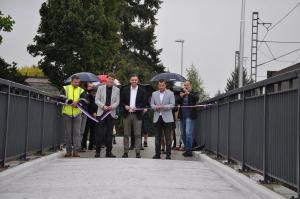 Otevření lávky pro pěší a cyklisty v ulici Ke Kříži