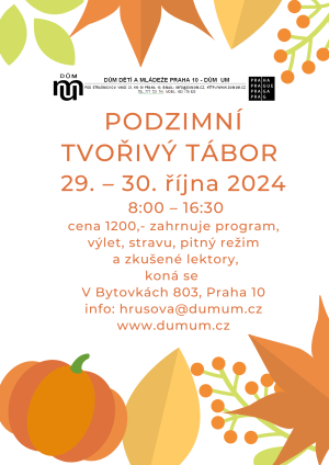 Plakát/Podzimní tvořivý tábor