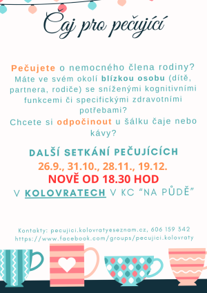 Pozvánka na setkání u čaje