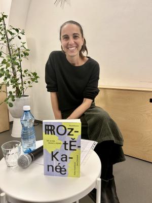 Klára Kubíčková přivezla knihu Roztěkané.